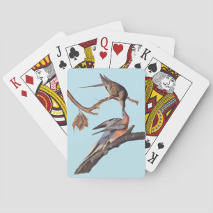 Audubon Pair van het zogende reizigersverkeer Pokerkaarten