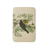 Audubon Purple Grackle Vogelprint Vintage Botanisc Badmat (Voorkant Verticaal)