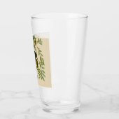 Audubon Purple Grackle Vogelprint Vintage Botanisc Glas (Links)