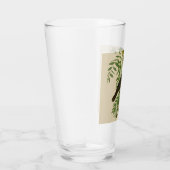 Audubon Purple Grackle Vogelprint Vintage Botanisc Glas (Rechts)