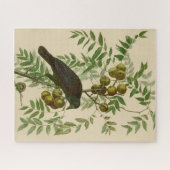 Audubon Purple Grackle Vogelprint Vintage Botanisc Legpuzzel (Horizontaal)