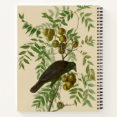 Audubon Purple Grackle Vogelprint Vintage Botanisc Notitieboek (Achterkant)