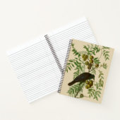 Audubon Purple Grackle Vogelprint Vintage Botanisc Notitieboek (Binnen)