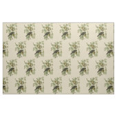 Audubon Purple Grackle Vogelprint Vintage Botanisc Stof (Fat Quarter)