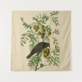 Audubon Purple Grackle Vogelprint Vintage Botanisc Wandkleed (Voorkant)