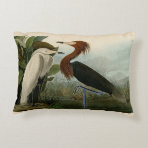Audubon Purple Reiger Roodachtige Reigersoort Pren Accent Kussen