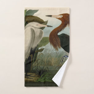 Audubon Purple Reiger Roodachtige Reigersoort Pren Bad Handdoek