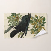 Audubon Raven Bird Classic Artwork Bad Handdoek (Handdoek)