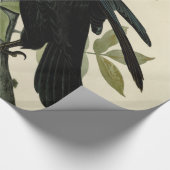 Audubon Raven Bird Classic Artwork Cadeaupapier (Hoek)