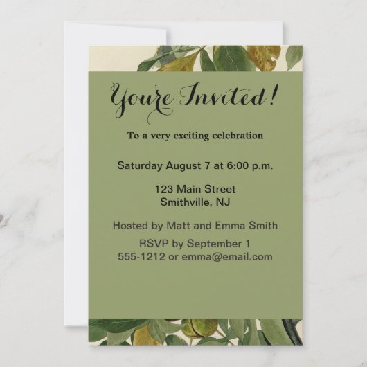 Audubon Raven Bird Classic Artwork Kaart (Voorkant)