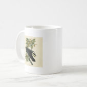 Audubon Raven Bird Classic Artwork Koffiemok (Voorkant links)