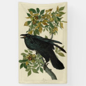 Audubon Raven Bird Classic Artwork Spandoek (Verticaal)