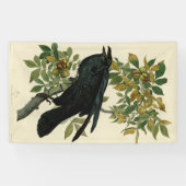Audubon Raven Bird Classic Artwork Spandoek (Horizontaal)