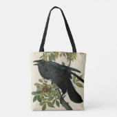 Audubon Raven Bird Classic Artwork Tote Bag (Achterkant)