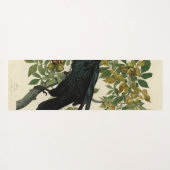 Audubon Raven Bird Classic Artwork Yogamat (Achterkant (horizontaal))