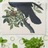 Audubon Raven Bird Classic Painting Theedoek (Gevouwen)