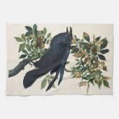 Audubon Raven Bird Classic Painting Theedoek (Horizontaal)