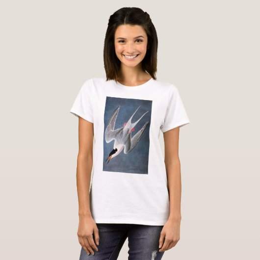 Audubon: Roseate Tern T-shirt (Voorkant volledig)