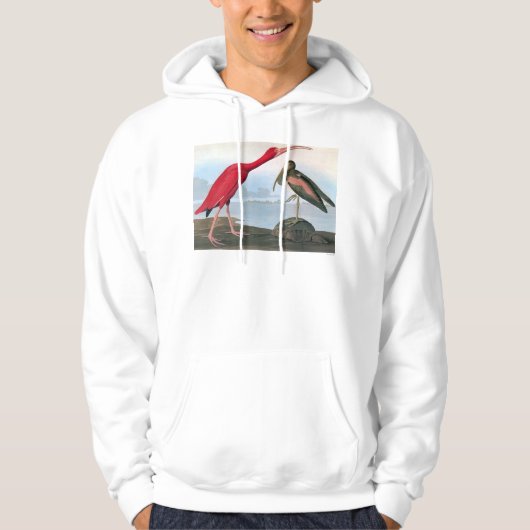 Audubon: Scarlet Ibis Hoodie (Voorkant)