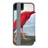 Audubon: Scarlet Ibis Incipio iPhone Portemonnee Hoesje (Agenda Achterkant)