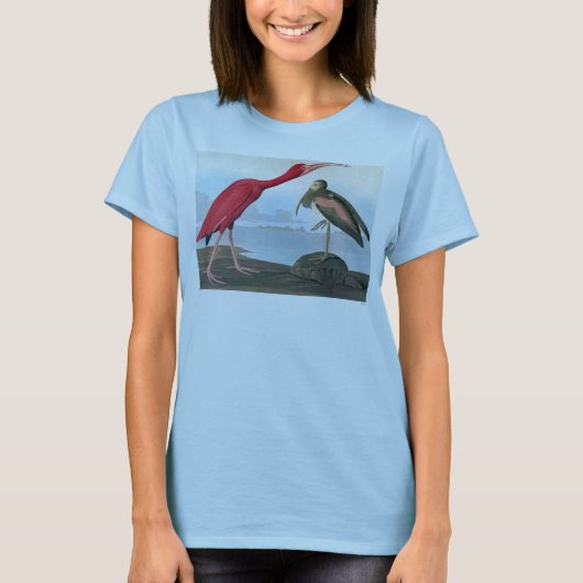 Audubon: Scarlet Ibis T-shirt (Voorkant)