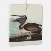 Audubon Seaside Brown Pelican Watercolor Painting Keramisch Ornament (Rechts)
