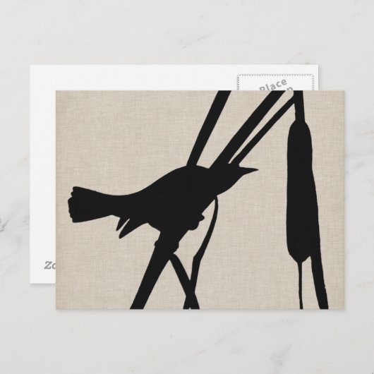 Audubon Silhouette II Briefkaart (Voorkant / Achterkant)