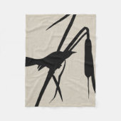 Audubon Silhouette II Fleece Deken (Voorkant)