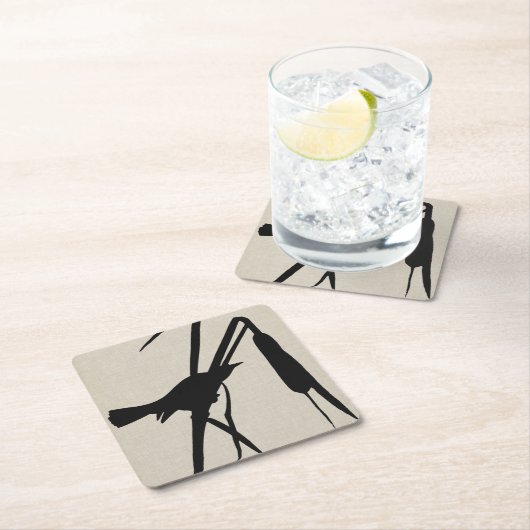 Audubon Silhouette II Kartonnen Onderzetters (Insitu)