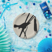 Audubon Silhouette II Papieren Bordje (Feest)