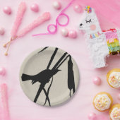 Audubon Silhouette II Papieren Bordje (Feest)