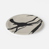 Audubon Silhouette II Papieren Bordje (Gekanteld)