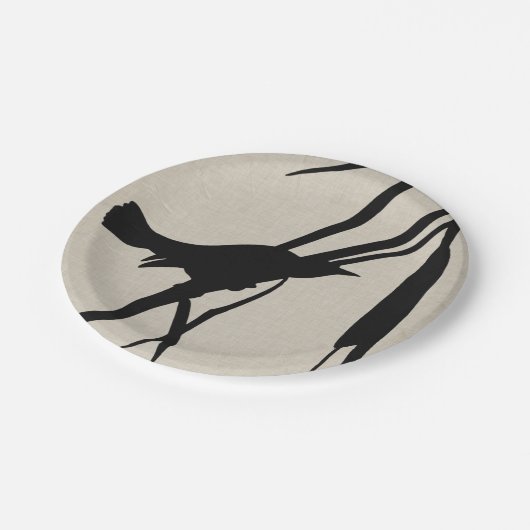 Audubon Silhouette II Papieren Bordje (Gekanteld)