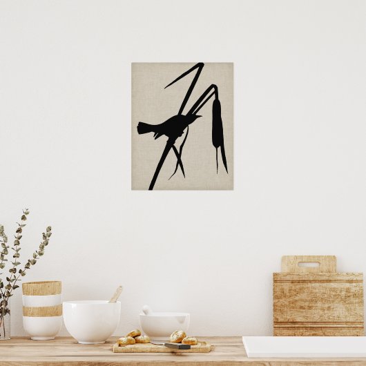 Audubon Silhouette II Poster (Keuken)