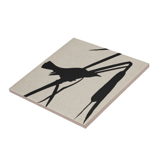 Audubon Silhouette II Tegeltje (Zijkant)