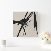 Audubon Silhouette II Vierkante Klok (Huis)