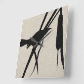 Audubon Silhouette II Vierkante Klok (Hoek)