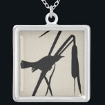 Audubon Silhouette II Zilver Vergulden Ketting<br><div class="desc">Dieren</div>