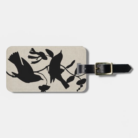 Audubon Silhouette IV Bagagelabel (Voorkant horizontaal)