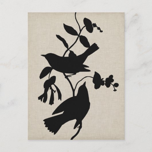 Audubon Silhouette IV Briefkaart (Voorkant)