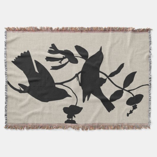 Audubon Silhouette IV Deken (Voorkant)