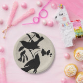 Audubon Silhouette IV Papieren Bordje (Feest)