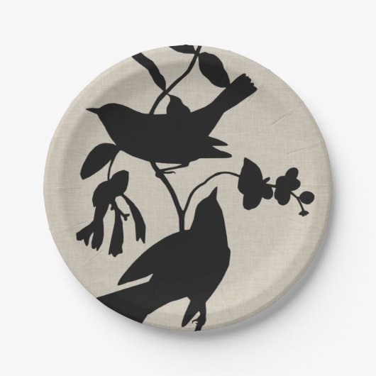 Audubon Silhouette IV Papieren Bordje (Voorkant)