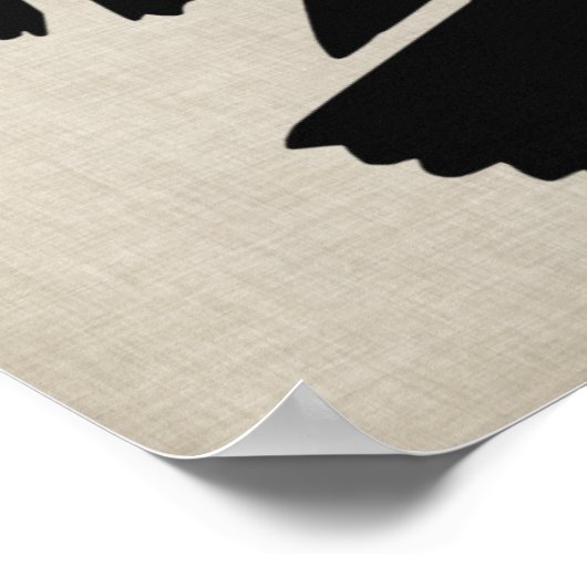 Audubon Silhouette IV Poster (Hoek)