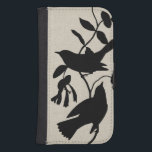 Audubon Silhouette IV Galaxy S4 Portemonnee Hoesje<br><div class="desc">Dieren</div>