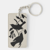 Audubon Silhouette IV Sleutelhanger (achterkant)