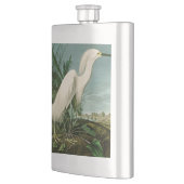 Audubon Snowy Heron White Gret Vogel Vogel Flacon (Links)