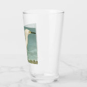 Audubon Snowy Heron White Gret Vogel Vogel Glas (Links)