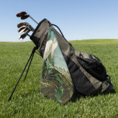 Audubon Snowy Heron White Gret Vogel Vogel Golfhanddoek (Groen)