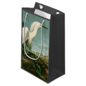 Audubon Snowy Heron White Gret Vogel Vogel Klein Cadeauzakje (Voorkant Gekanteld)